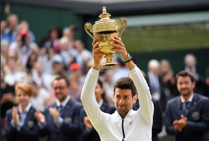 Wimbledon’da şampiyon Novak Djokovic