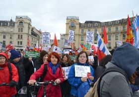 TÜRKLER IRKÇILIĞI PROTESTO ETTİ