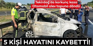 Tekirdağ’da feci kaza: Beş kişi hayatını kaybetti