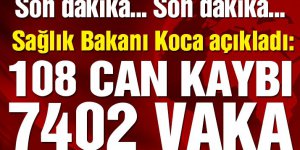 Corona'dan ölenlerin sayısı 108 oldu