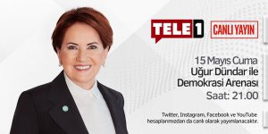 Meral Akşener bu gece saat 21:00'de Tele1'de canlı yayında