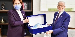 Meral Akşener'den Saadet Partisi'ne 'hayırlı olsun' ziyareti