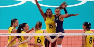 Voleybolda altın Brezilyanın