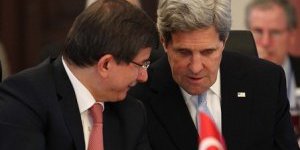 Davutoğlu, Kerry ile görüştü