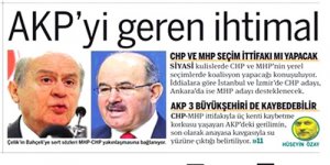 AKP’yi geren ihtimal