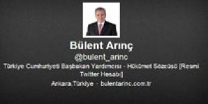 Arınç twitterden cevap verdi