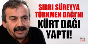 Sırrı Süreyya Türkmen Dağını Kürt Dağı Yaptı!