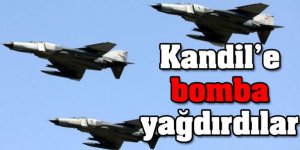 Kandile bomba yağdı